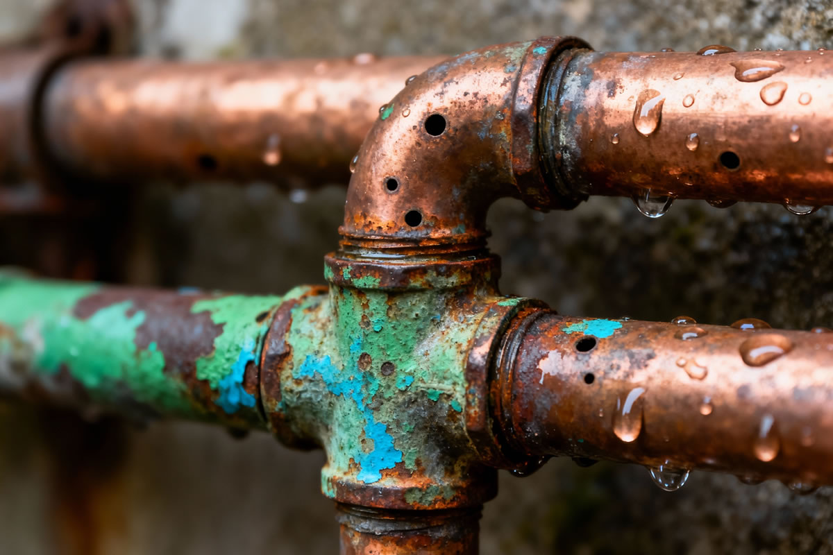 Closed system copper corrosion and pin holes to pipework Closed system copper corrosion and pin holes to pipework