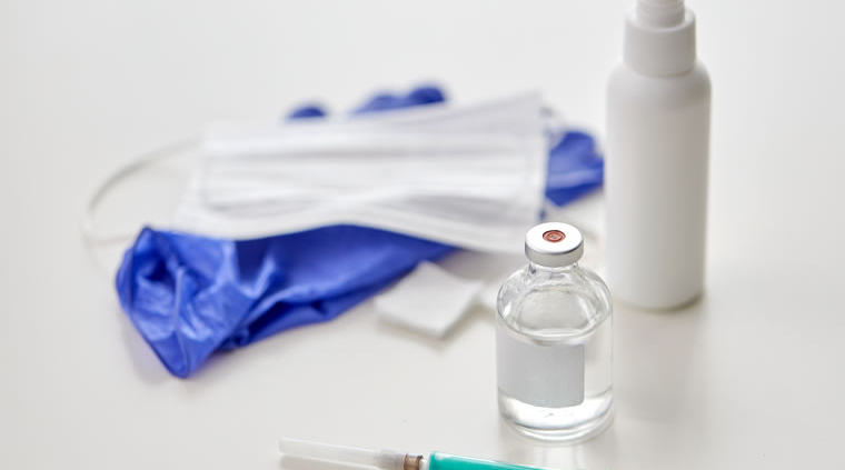 Sample of universal vaccine for respiratory disease undergoing evaluation and testing